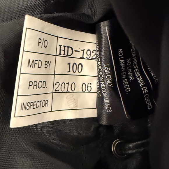 Harley Davidson Womens Black Leather Motorcycle Vest XL Eagle Logo Laced Sides - Picture 9 of 14